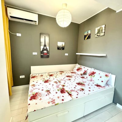 Location d’un appartement design d’une pièce dans le quartier Chiajna, secteur 6, Bucarest, Roumanie